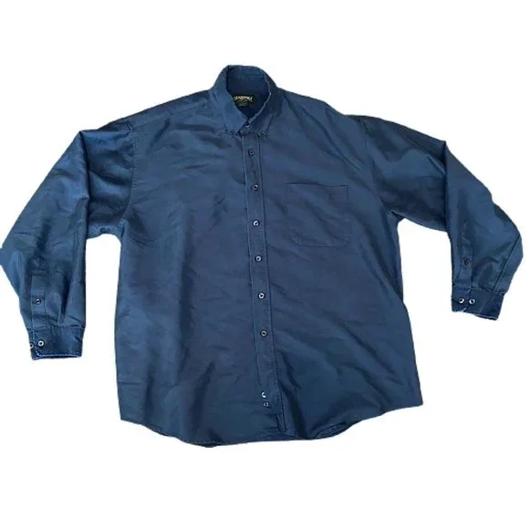 Cambridge Classics | Shirts | Cambridge Classics Mens Button Down Long  Sleeve Shirt Size Xl Blue | Poshmark